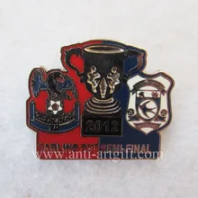 Металлический значок, изготовленный по индивидуальному дизайну, с твердой Эмалью