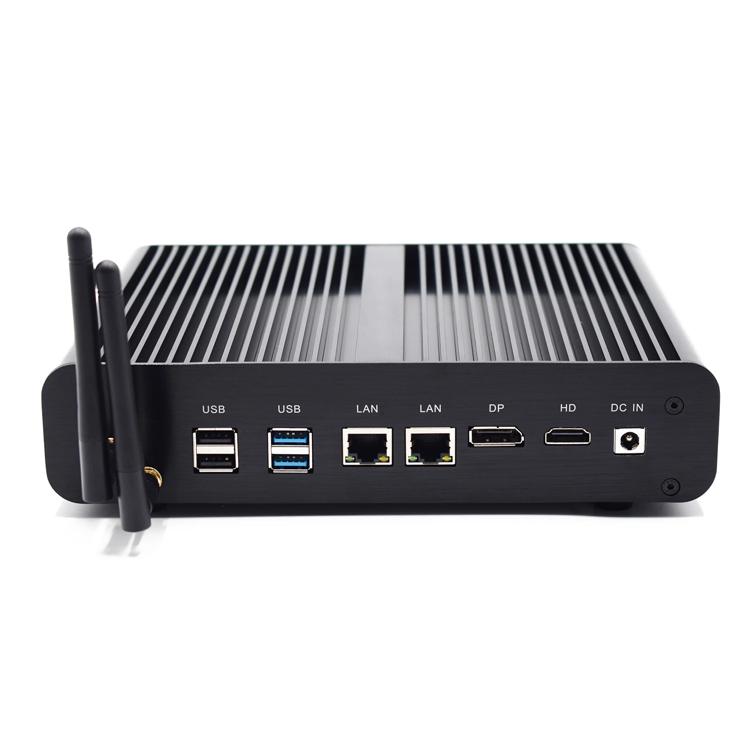 Новейший двойной lan barebone i7 Мини ПК Intel Core i7 7660U 4,0 GHz wifi HDMI DP HD 4K HTPC USB3.0 Msata DDR4 Windows 10 компьютер