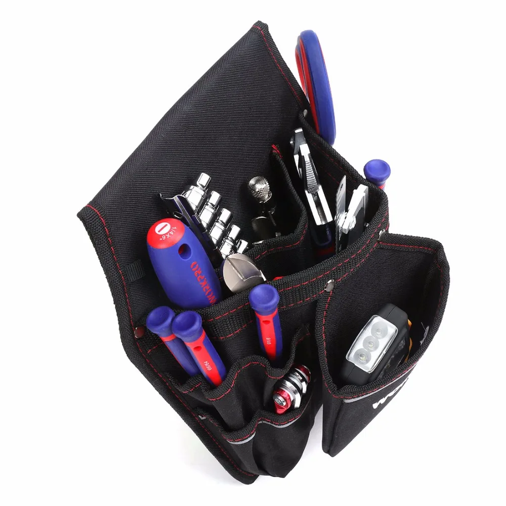 Tanie WORKPRO elektryk pas na narzędzia pas etui na narzędzia zestawy uchwyt z kieszeniami użytkowych