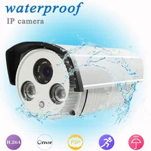 Горячие продажи открытый HD 720 P Водонепроницаемый Пуля IP Камера системы охранной сигнализации ONVIF ночного Поддержка дистанционного управления на смартфон
