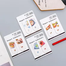 Мультяшные закладки, Студенческая папка для книг, Забавный Магнитный Магнит-закладка, Закладка, школьные принадлежности, канцелярские принадлежности Escolar Papelaria