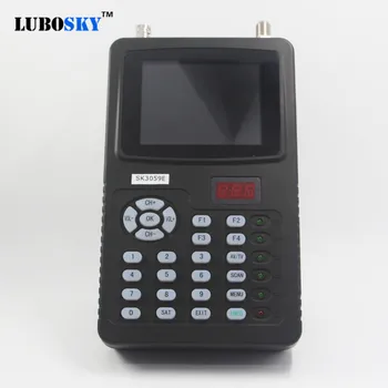 

LUBOSKY SK3059e Sat DVB-S2 FTA MPEG-4 Signal Finder support AHD/TVI/CVI Analogy Video test cctv camera lcd backlight button