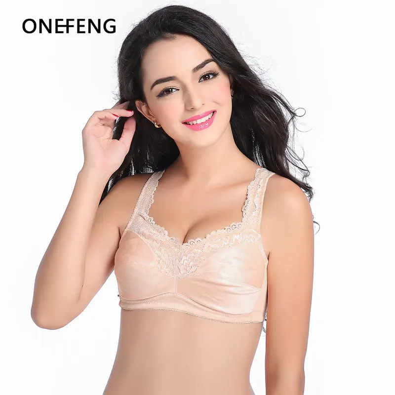 ONEFENG 85B Free Shipping Mastectomy Bra for Breast Cancer Women Designed with Pockets Fill Silicone Boobs Prosthesis ONEFENG 85B Free Shipping Mastectomy Bra for Breast Cancer Women Designed with Pockets Fill Silicone Boobs Prosthesis
