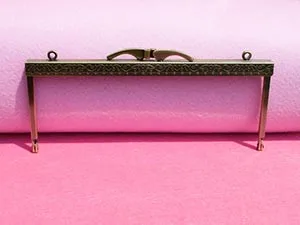 3 шт. DIY кошелек 19 см бронза/металл серебристого цвета кошелек рамка Ручка для сумки шитье ремесло портной канализационный - Цвет: Bronze Color