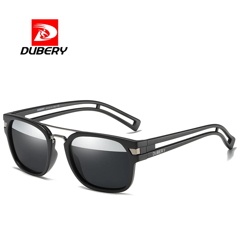 DUBERY поляризованные солнцезащитные очки для женщин винтажные мужские для вождения прямоугольные УФ Защита Модные солнцезащитные очки для мужчин/женщин