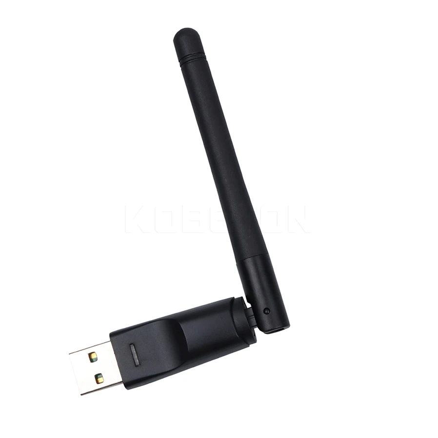 

kebidu 150Mbps USB 2.0 Ralink RT5370 WiFi Wireless Network Card 802.11 b/g/n LAN Adapter with rotatable Antenna for PC Laptop