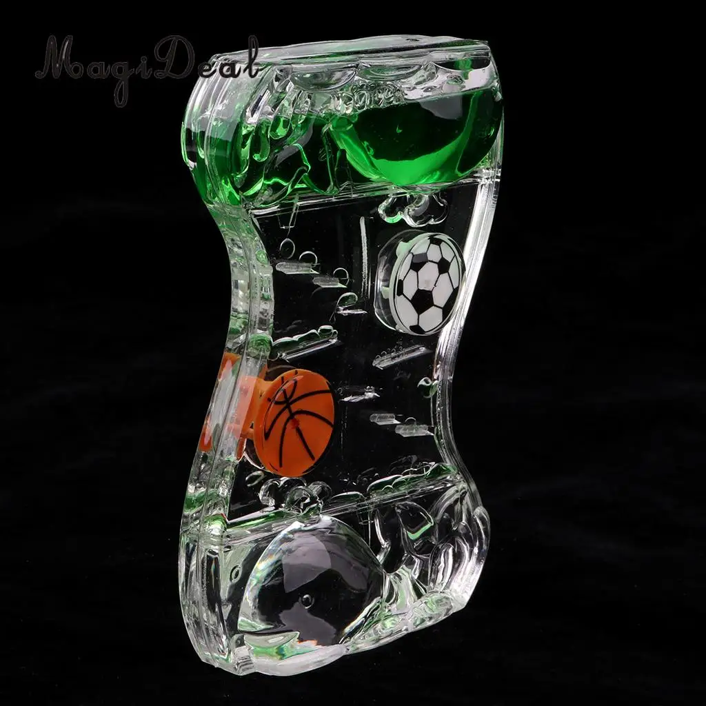 Floating Color Mix Illusion Whale Ball Floating Oil Hourglass Liquid Motion Toy Bubble Timer Desk Gadget