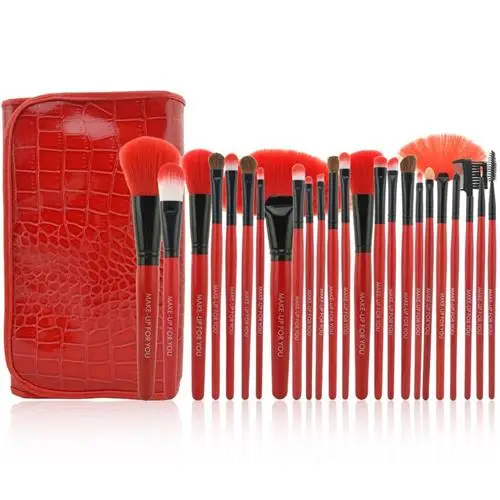 

Professional 24 pcs Makeup Brush Set tools Make-up Toiletry Kit Wool Brand Make Up goat hair Brushes Set pinceaux maquillage