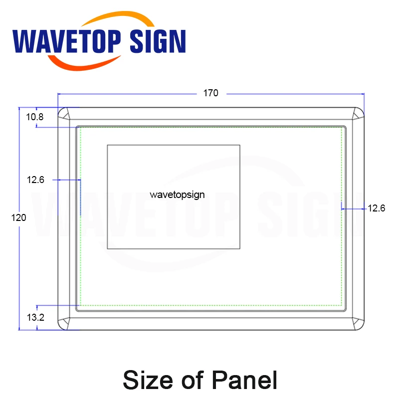 WaveTopSign Ruida RDC6442G панель Co2 лазерный, с обработчиком цифрового сигнала и контроллером использования для лазерной гравировки и резки