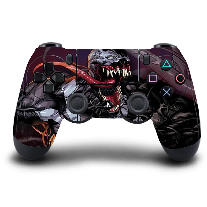 Venom полное покрытие геймпад кожи наклейки для Playstation 4 Dualshock 4 Контроллеры виниловые накладки наклейки Play Station 4 протектор