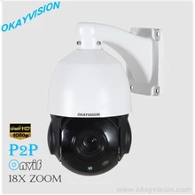 5 inch IP Medium Speed Dome Camera P2P Onvif 1080P 2Megapixel 18X optical zoom Network IP PTZ camera medium speed dome camera
