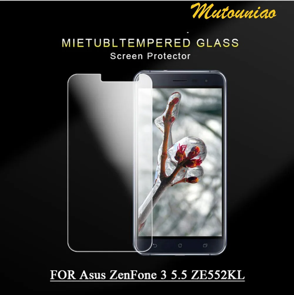 

MuTouNiao For ASUS Zenfone 3 5.5 ZE552KL 9H Premium Tempered Glass Screen Protector Anti-scratch Film For ASUS ZE552KL Glass