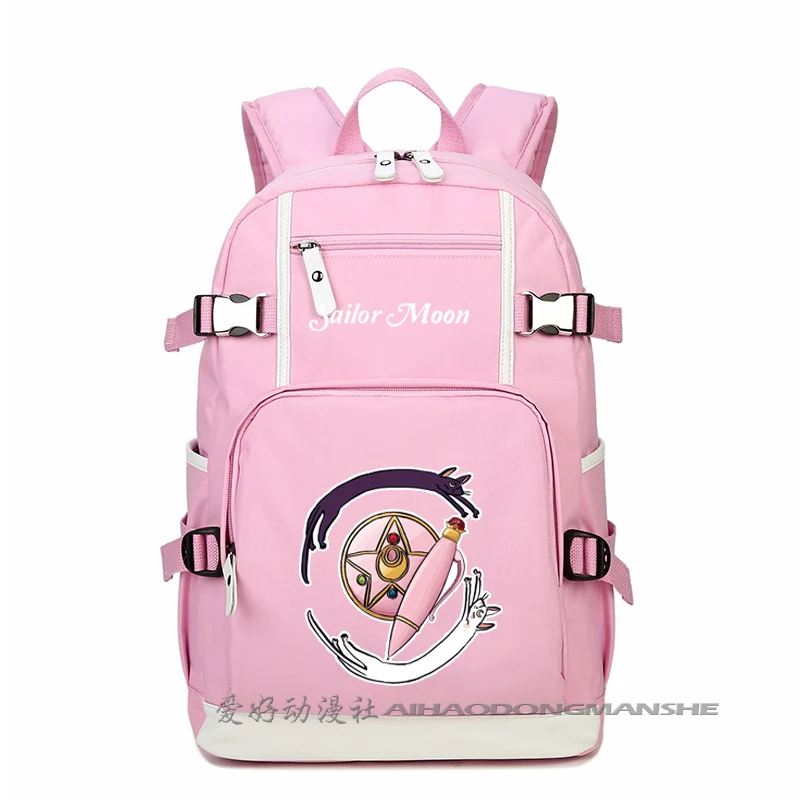 Harajuku Сейлор Мун светящиеся рюкзаки для косплея для женщин аниме ноутбук школьный Kawaii милый женский рюкзак A71205 - Цвет: 13