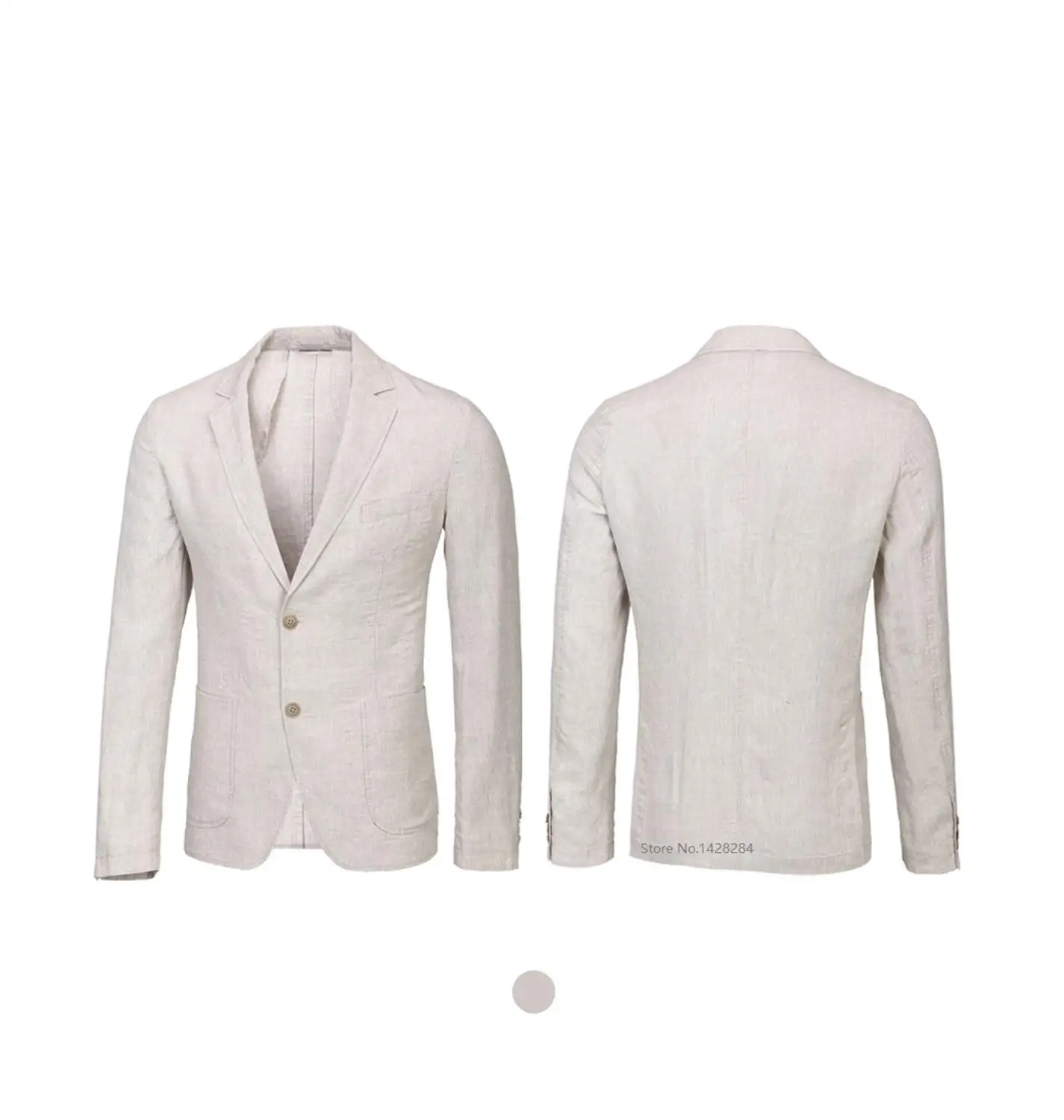  Xiaomi youpin 100% linen breathable light summer Men suit Natural linen Comfortable and breathable 