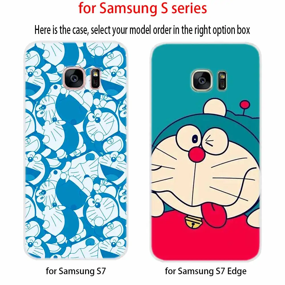 Чехол с узором Doraemon для телефона Samsung Galaxy S8 S9 S10 S20 S30 Plus Uitra Lite Cover S10E S7 Edge Uitra|Бамперы|