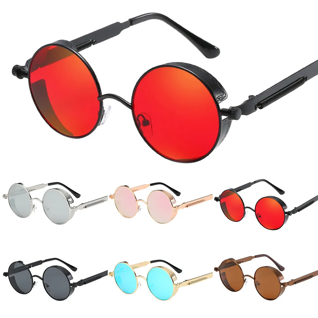 

feitong 2019 new fashion Unisex Vintage Eye Sunglasses Retro Eyewear Fashion Radiation Protection #B