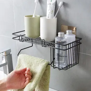 

None Multifunction Wall Hanging Storage Rack for Kitchen Duster Cloth Sponge Drain