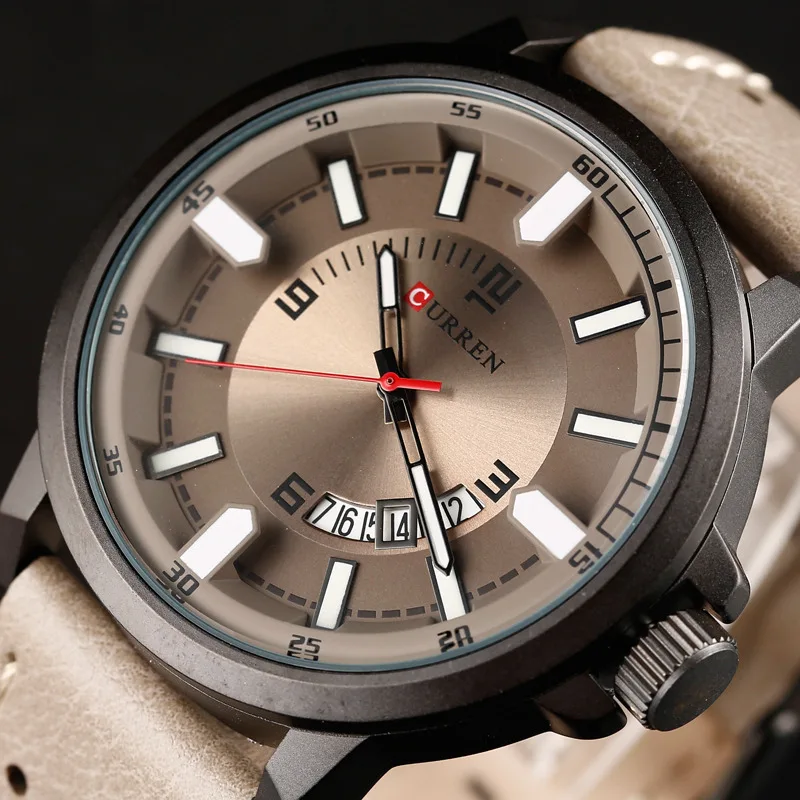 

Curren 2017 men watches relogio masculino luxury military wristwatches fashion casual quartz watch water Resistant calendar 8228