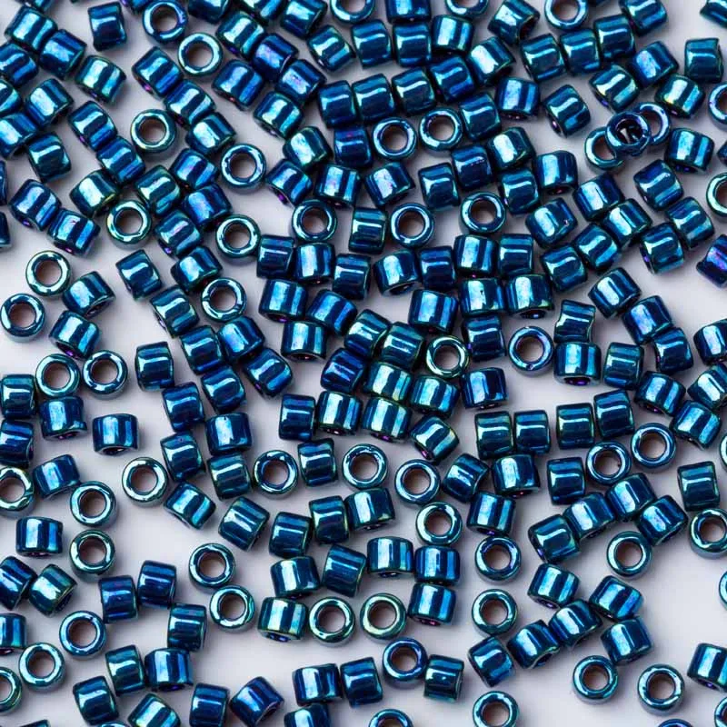 

Taidian Metallic Dark Blue Iris Perles Miyuki delica beads DB2 11/0 French Beads embroidery 5grams/lot about 1000 pieces