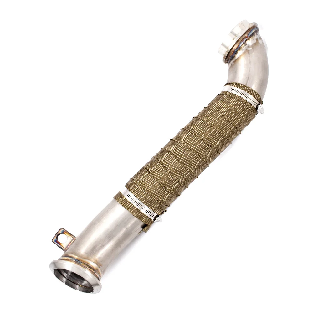 Downpipe de Aço Apto para 2004.5-2010 Duramax Inoxidável Lly Lbz Lmm 6.6l 3 gm 5 6.6l duramax 3