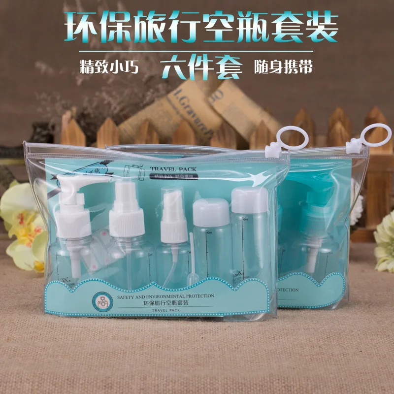 5 pc boxes Environmental protectiontravel sets plastic Empty bottles Pressing bottle spray XM-23 | Дом и сад