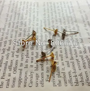 

3MM/w 1000Pcs (Free Nickel) Ear Studs Earring Pins Jewelry Accessories Findings & Components
