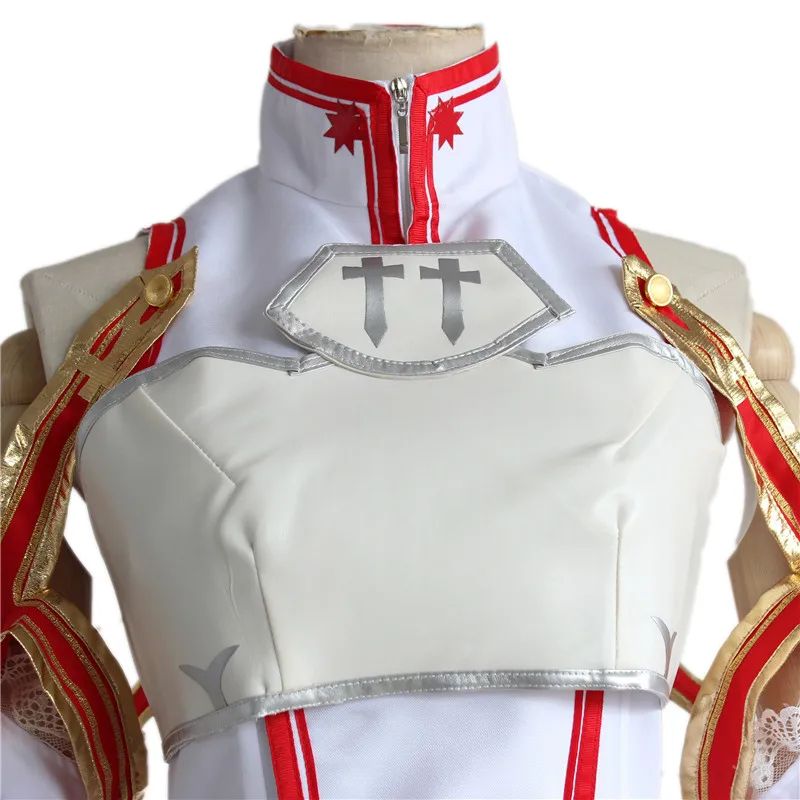Аниме Sword Art Online (SAO) Юки костюм Asuna для косплея (костюмированных игр) костюмы