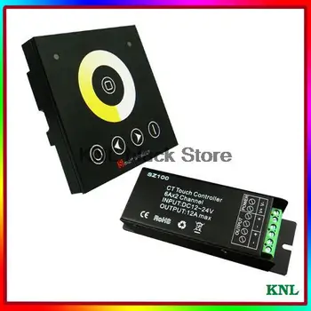 

handheld wireless touch panel RF remote control, Wall-mounted 5 function buttons color temperature controller