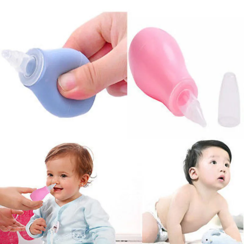 Аспиратор для носа для новорожденных и детей ясельного возраста, очиститель носа для младенцев, Вакуумная присоска с мягким наконечником, товары для ухода за ребенком