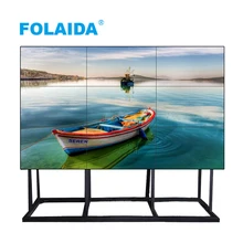 Folaida 55 ''дюйма 1,7 мм ЖК-дисплей видеостена ободок 700 компакт-дисков/M2 с samsung сырья ЖК-дисплей панель для 3x3 видеостены digital signage