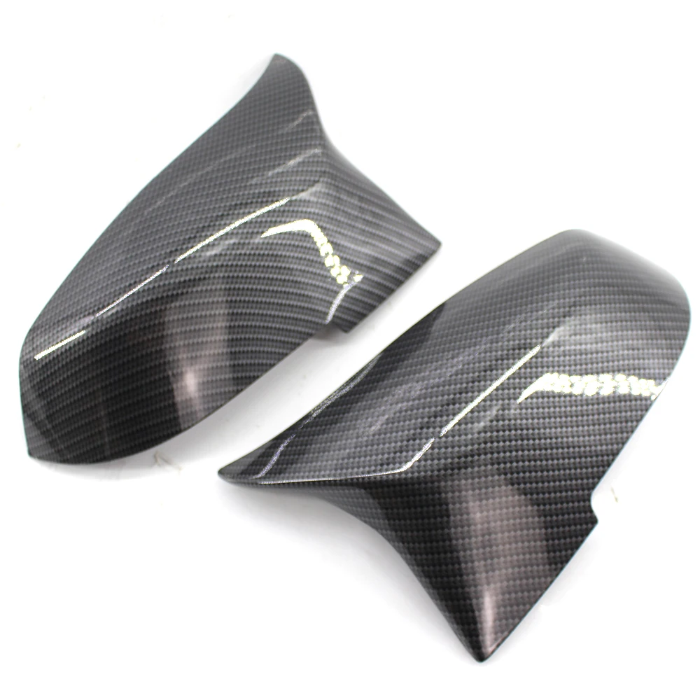

2pcs Replacement Auto Car Side Mirror Covers Abs For 2013-2017 Bmw F30 Sedan #s2