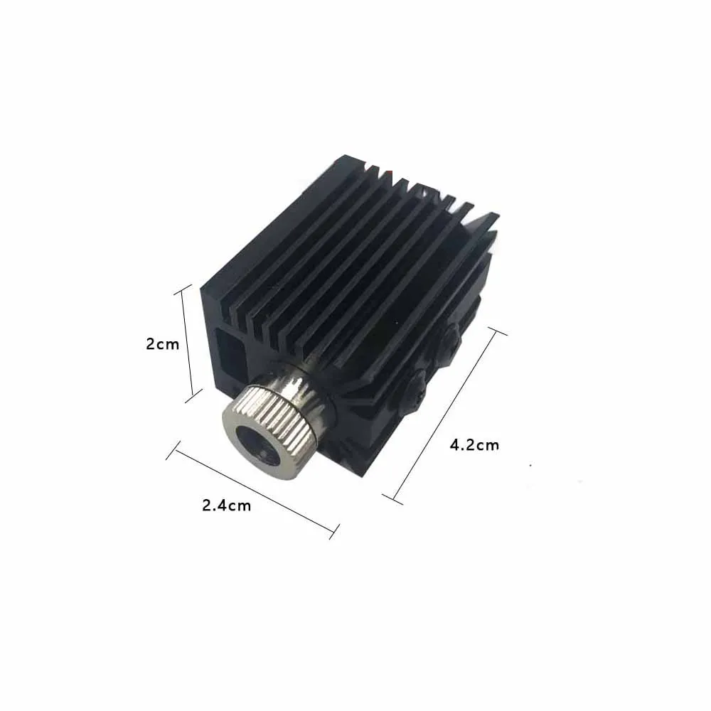 Comprar 1000mW 1500MW 405nm cabezal láser de luz Blueviolet módulo grabador accesorio para máquina de grabado de talla láser CNC