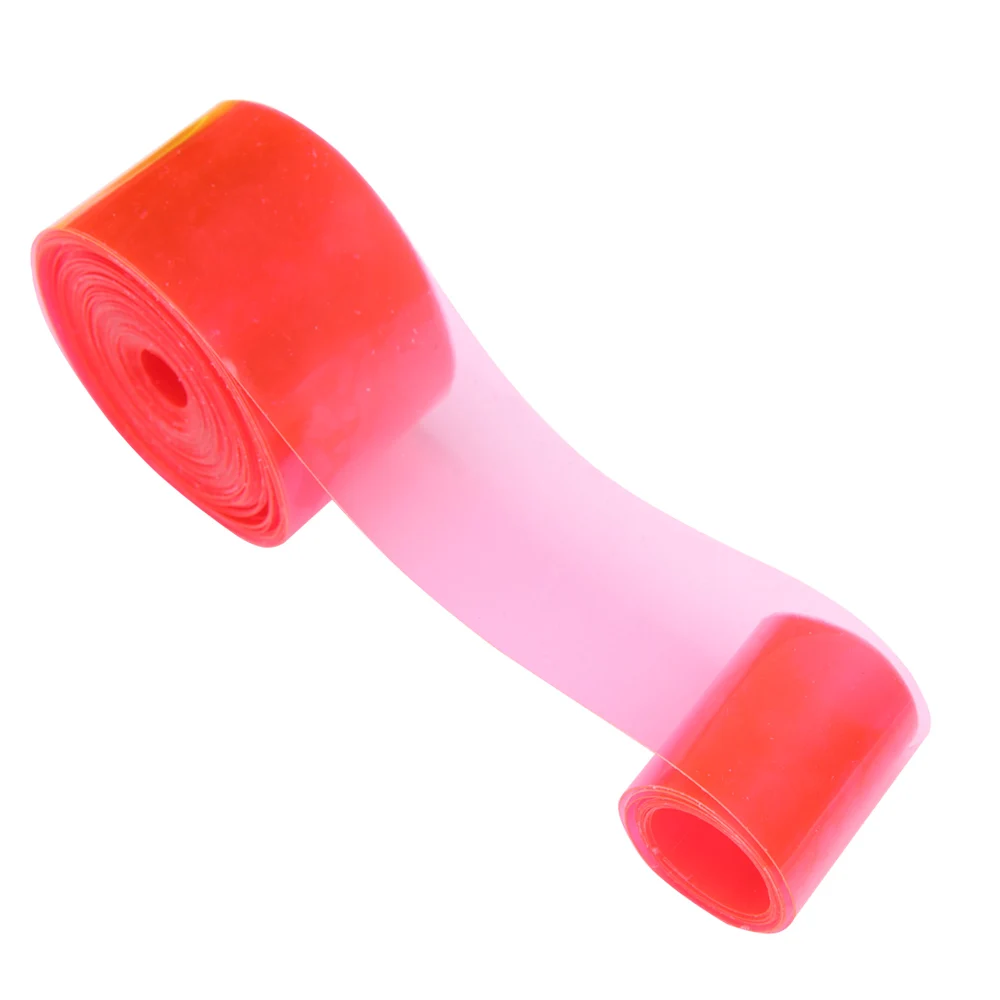 IBOWS 5 ярдов 38 мм Желейная лента прозрачная кожаная лента для декоративных поделок волос бант ремень аксессуары ручной работы материалы для рукоделия - Цвет: neon pink