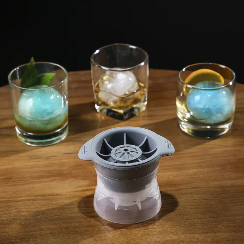 

1PC Ice Ball Cube Maker DIY Home Bar Party Cocktail Use Sphere 2.5 INCH Round Jelly Mould Set Whiskey Kitchen Ice Cream Mould