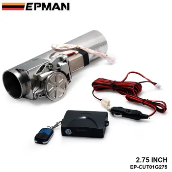 

2.75" Exhaust Pipe Electric I Pipe Electrical Cutout with Remote Control Wholesale Valve For VW GOLF GTI EP-CUT01G275