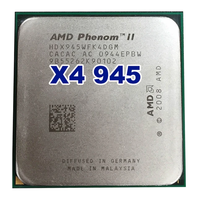 Official Original AMD Phenom II X4 945 CPU processor 3.0GHz Socket AM2 ...