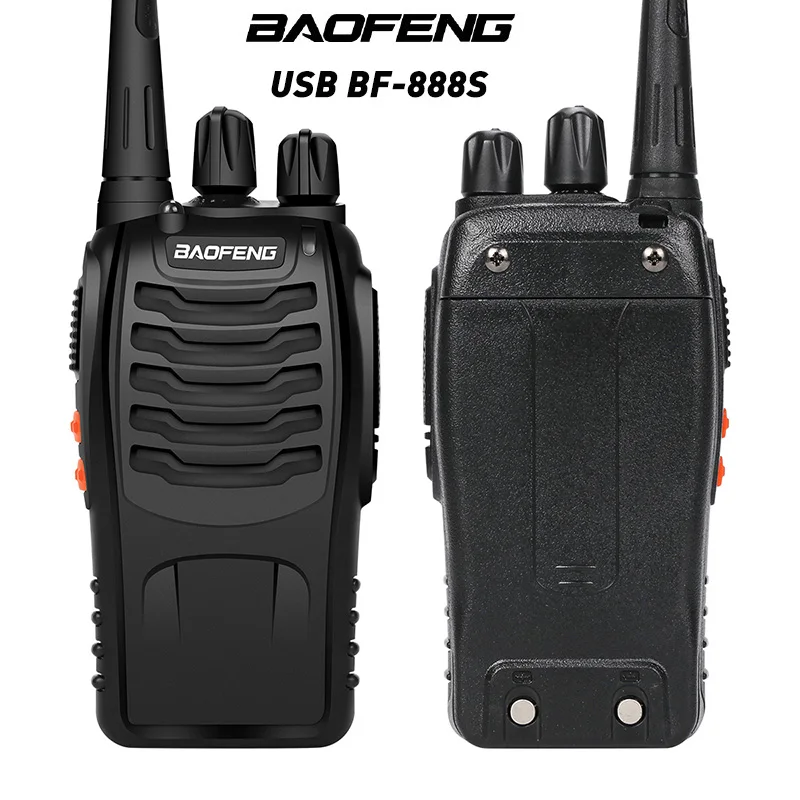 BaoFeng 1/2 шт. BF 888S иди и болтай Walkie Talkie “иди зарядным устройством USB адаптер UHF 400 470