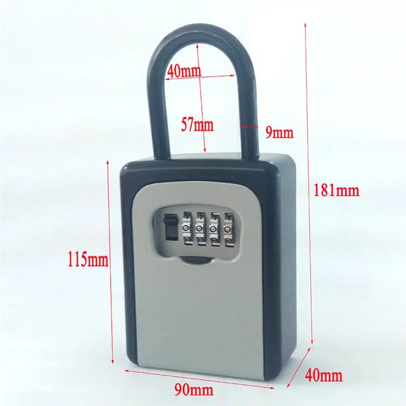 Safty Key Lock Box набор свой собственный комбинированный портативный алюминиевый сплав