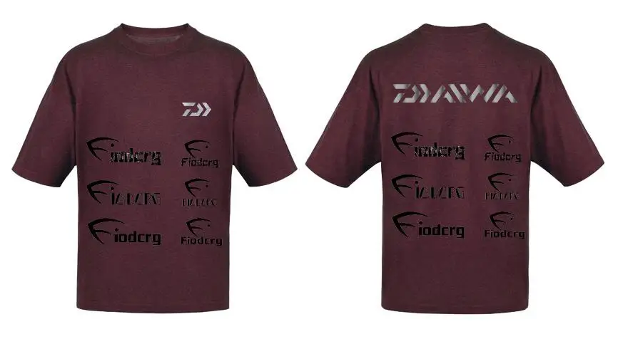 DAIWA Летний стиль с коротким рукавом, одежда для рыбалки, дышащая, анти-УФ, быстросохнущая одежда для рыбалки, спортивные рубашки для рыбалки - Цвет: 6