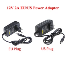 US 12 V 2A блок питания AC 100-240 V К адаптер постоянного тока для камеры видеонаблюдения/ip-камеры Аксессуары для видеонаблюдения