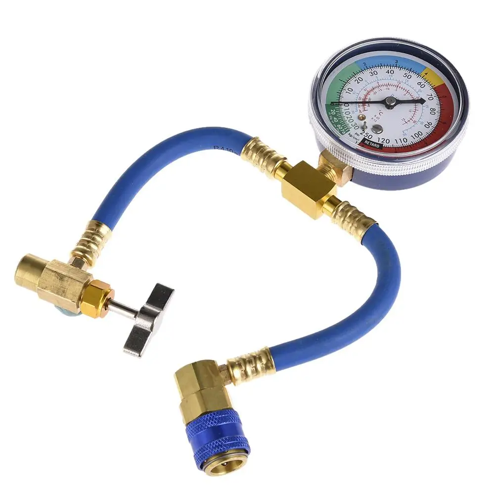 

R134A Refrigerant Recharge Hose Can Tap Gauge Fluorine Form Valve Snow Refrigeration Tool Air Conditioning Inspection Pipeline