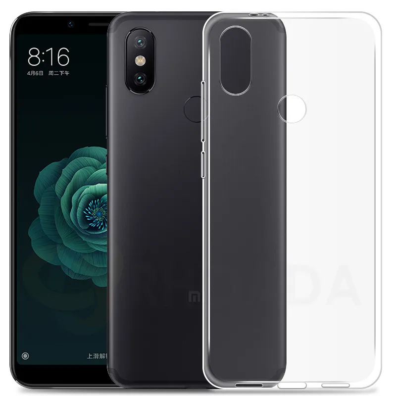 Coque для Xiaomi Redmi 6 Pro Чехол Nature TPU Мягкая обложка Crystal Case Ясно Мягкий кожаный чехол Sl |