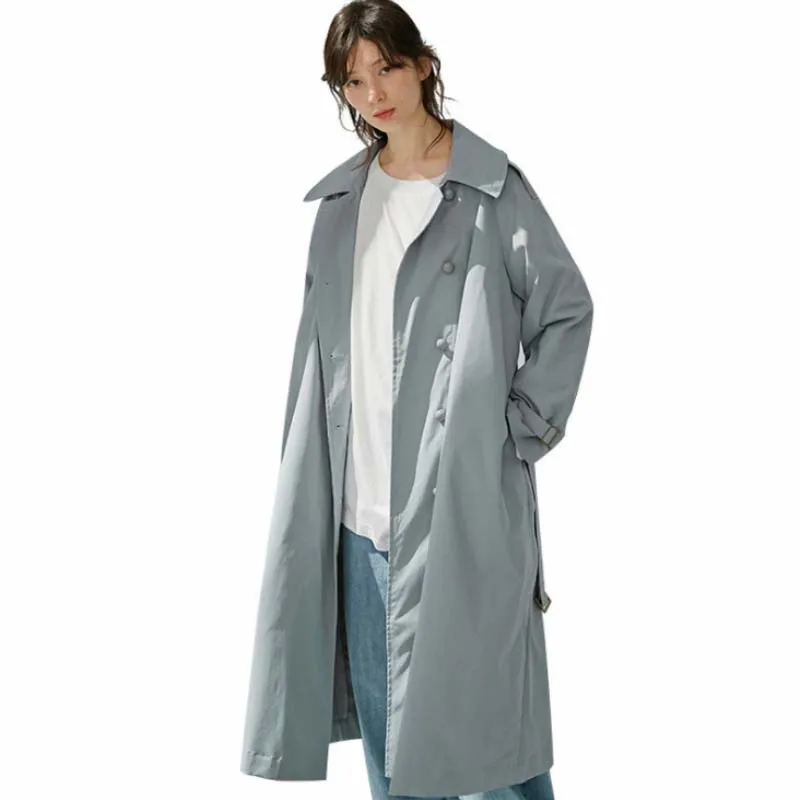 LaMaxPa High Quality Midi Windcheaters For Women Warme Autumn Trench Elegant Plus Size Casual Coat Classical Brand Clothing 2019