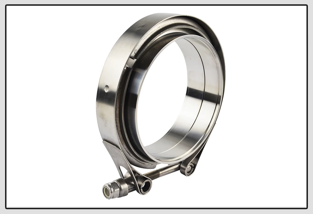 WLR RACING-" SUS 304 Тип стали Нержавеющая вытяжка V полоса зажим фланец комплект быстроразъемный Зажим мужской женский фланец или нормальный тип