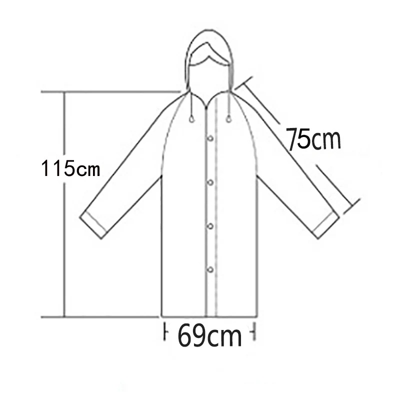 3 шт Универсальный прозрачный плащ водонепроницаемый для мужчин и женщин Дождевик Пончо непроницаемый дождевик цена