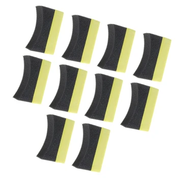 

Car Tyre Brush Sponge Tire Dressing Applicator Crescent-shaped Foam Cleaning 10pcs