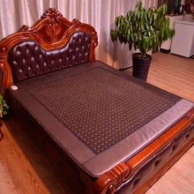 High Quality Germanium Far Infrared Negative Ion Jade Mattress Jade Electric Bed Mattress Massager Mat 1.2X1.9M Free Shipping