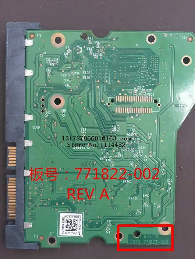 

Free shipping 100% Original HDD PCB logic board WD4000FYYZ 2060 - 771822 - 002 Hard Disk Circuit Board 2060-771822-002 REVA
