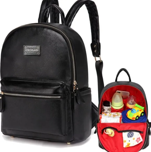 colorland-backpack-baby-diaper-bag-nappy-bags-maternity-changing-bag-wet-infant-for-mommy-daddy-stroller-baby-care-organizer