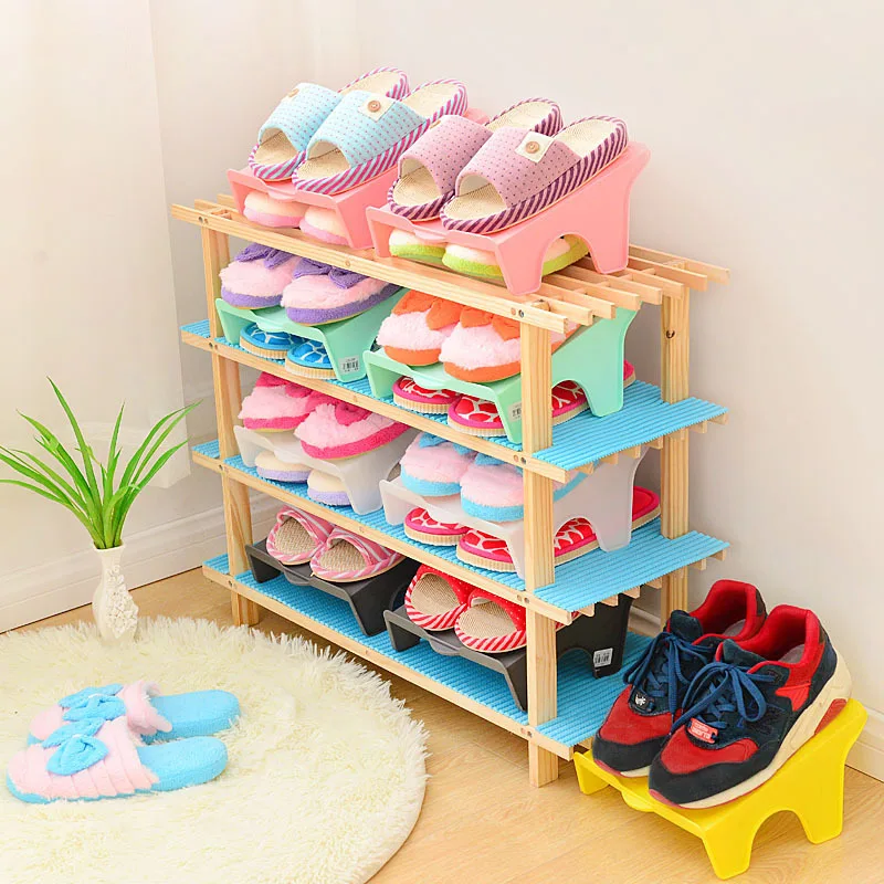 Shoe Racks Shoebox Plastic Living Room Home Use Convenient Organizer Stand Shelfin Shoe